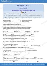Đề thi học kì 1 Hóa 10 Cánh diều - Đề số 1